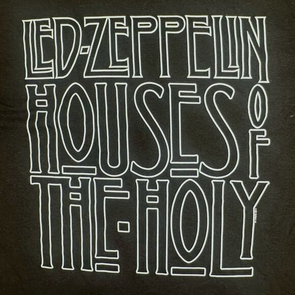 Led Zeppelin Houses of the Holy Crew Neck Modern Band Tee - Size Medium - Picture 2 of 4
